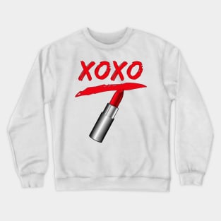 XOXO Lipstick Crewneck Sweatshirt